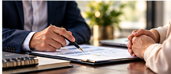 Illustrative financial consultation